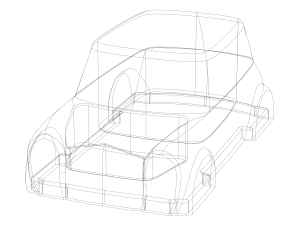 Mini Car Storage Box 3D-printmodel