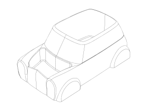 Mini Car Storage Box 3D-printmodel