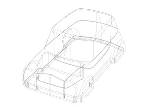 Mini Car Storage Box 3D-printmodel