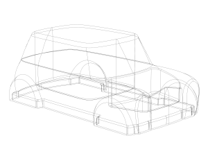 Mini Car Storage Box 3D-printmodel
