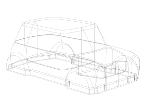 Mini Car Storage Box 3D Print Model