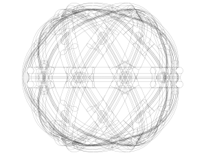 Woven Art Ball 3D Print Model