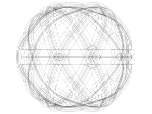 Woven Art Ball 3D Print Model