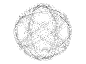 Woven Art Ball 3D Print Model