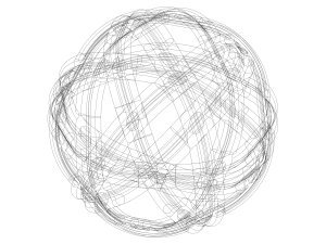 Woven Art Ball 3D Print Model
