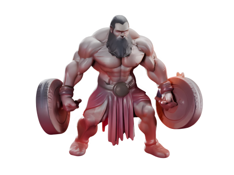 Titans Flex Hyper-Bodybuilder Collection Model do druku 3D