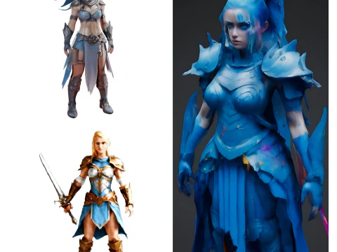 Krieger des Reiches 3D Druckmodell