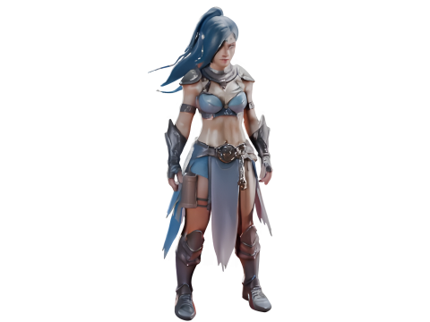 Warrior of the Realm 3D Druckmodell