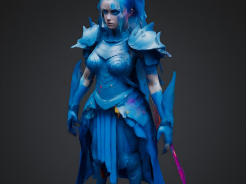 Warrior of the Realm 3D Druckmodell