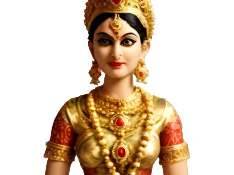Elegant Indian Women Statues 3D Print Model