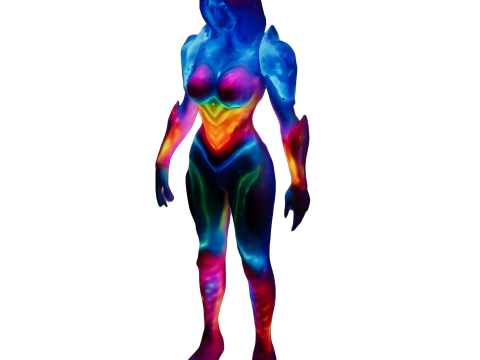 Superheroines Collection Modèles 3D en vedette