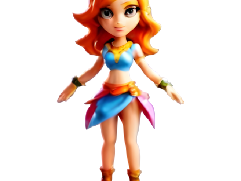 Superheroines Collection Modèles 3D en vedette