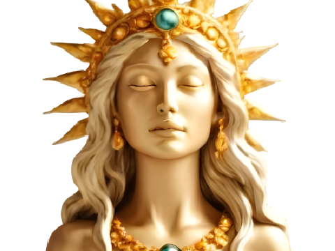 Sun Goddess - Divine Radiance Modello di stampa 3D