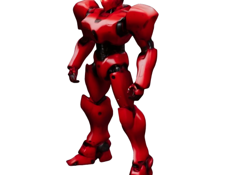 Red Mech Warriors Collection 3D Принт Модель