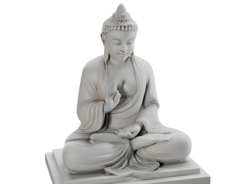 Meditative Buddha Statue Collection Modelo de Impressão 3D