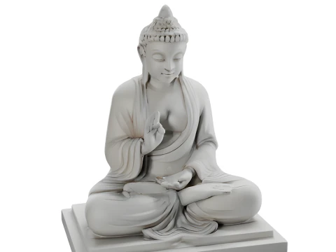Meditative Buddha Statue Collection 3D Print Model