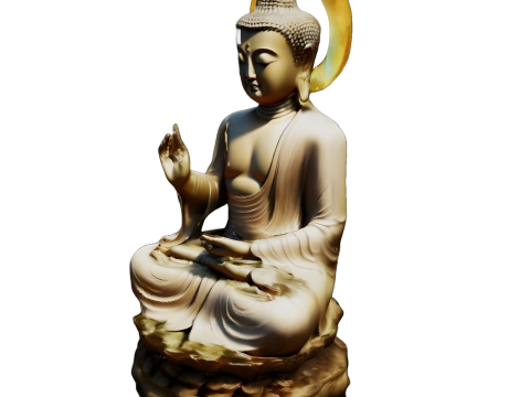 Meditative Buddha Statue Collection Modelo de Impressão 3D