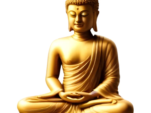 Meditative Buddha Statue Collection 3D Print Model