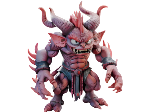 Demon Lords Collection - Fantasy Character Series Model Cetak 3D