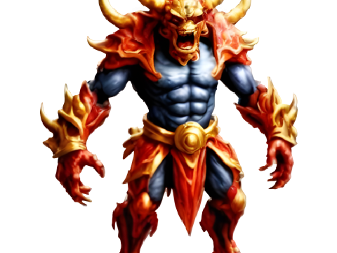 Demon Lords Collection - Fantasy Character Series Model Cetak 3D