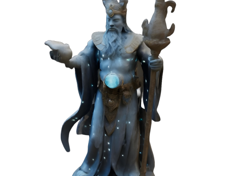 Fantasy Paladin Figurine Model do druku 3D