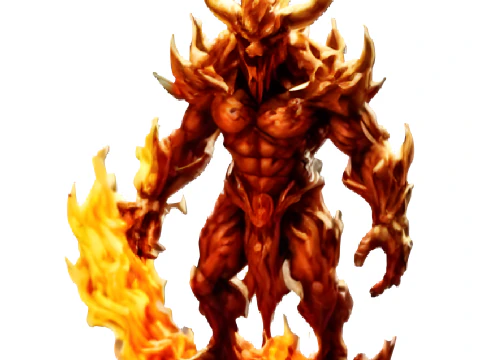 Infernal Demon Lord Collectible Figure Series 3D Print Model