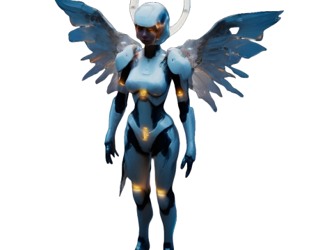 Neo-Angel Armor Collection Modèles 3D en vedette