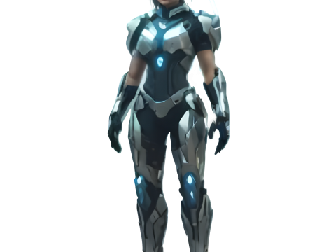 Neo-Angel Armor Collection Modèles 3D en vedette
