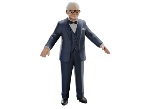 Distinguished Gentlemen Collection 3D प्रिंट मॉडल