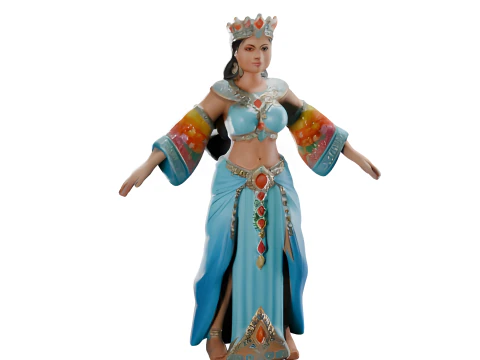 ファンタジークイーンズコレクション - 神秘的なフィギュアシリーズ 3Dプリントモデル