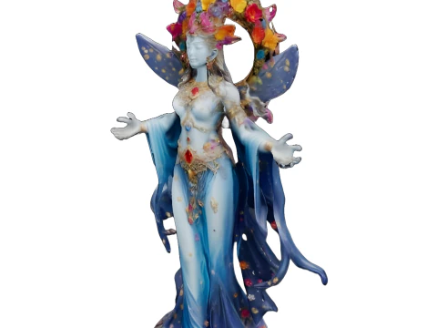 ファンタジークイーンズコレクション - 神秘的なフィギュアシリーズ 3Dプリントモデル