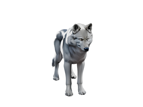 Lunar Wolf Series 3D 프린트 모델