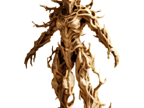 Fantasy Realm Collection Demon Lord Nature Goddess and Ancient Treant Modèles 3D en vedette