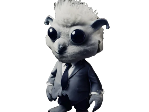 Business Buddies - Professional Animal Character Set 3D Print Model