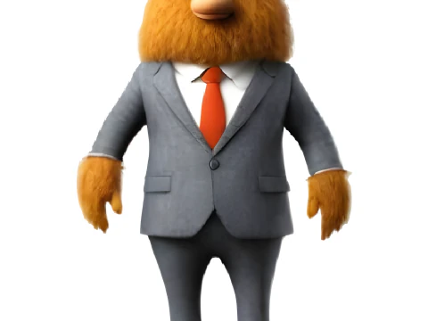 Business Buddies - Professional Animal Character Set 3D Print Model