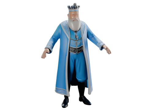 Royal Majesty King Figurine Collection 3D Print Model