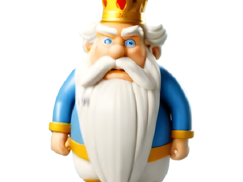 Royal Majesty King Figurine Collection 3D Print Model