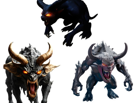 Inferno Beast 3Dプリントモデル
