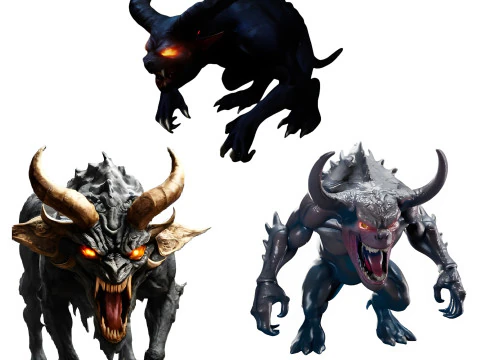 Inferno Beast 3D Print Model