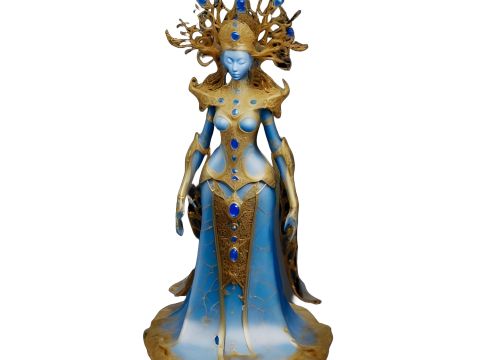 Mystical Queen Collection - Royal Fantasy Figurines Modelo de Impressão 3D