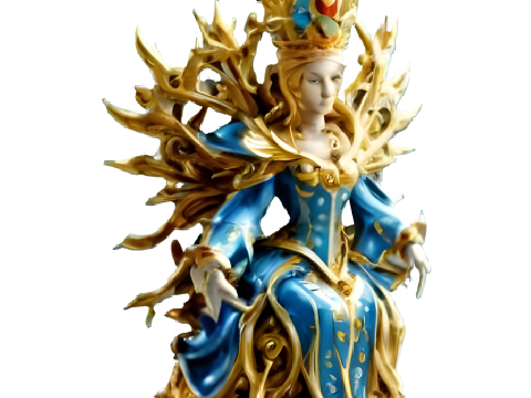 Mystical Queen Collection - Royal Fantasy Figurines Modelo de Impressão 3D