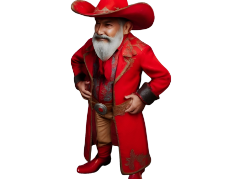 Western Sheriff Character Collection 3D Print Model