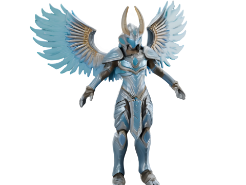 Celestial Warrior Armor Set Modèles 3D en vedette