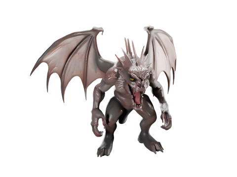 Gargoyle Guardian The Book Monster Trio Modelo de impresión 3D