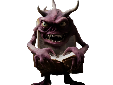 Gargoyle Guardian The Book Monster Trio Modelo de impresión 3D