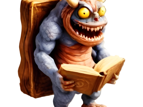 Gargoyle Guardian The Book Monster Trio Modelo de impresión 3D