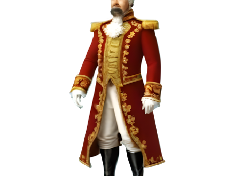 Royal Attire Collection Model Cetak 3D