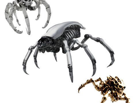 Skull Spider Automaton 3D Принт Модель