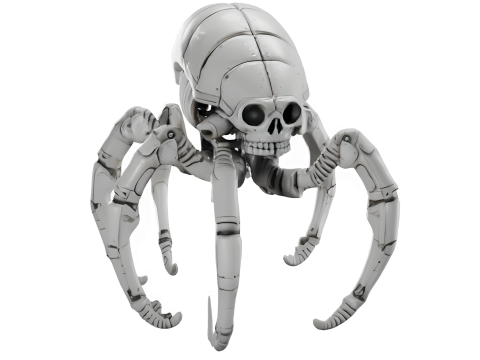 Skull Spider Automaton 3D 프린트 모델