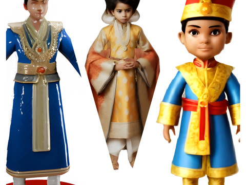 Royal Palace Collection - Young Prince Figurines 3D 프린트 모델